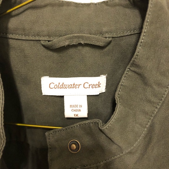 NWOT cold water CREEK Hunter Green Jacket - Picture 6 of 8